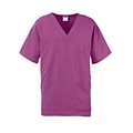 Madison AVE.™ Unisex Scrub Top With 3 Pockets, Purple, XS