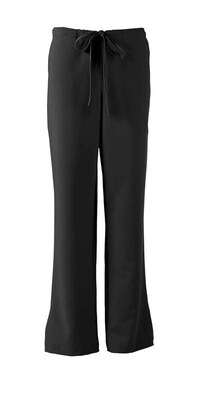 Medline Melrose ave Combo Elastic Waist Scrub Pant, Black, Small