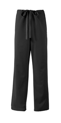 Medline Newport ave™ Unisex Drawstring Scrub Pant, Black, Medium