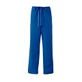 Medline Newport ave™ Unisex Drawstring Scrub Pant, Royal Blue, Large