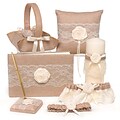 HBH™ Rustic Country Collection Wedding Accessories Set, Tan