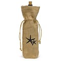 HBH™ 15 Starfish Burlap Wine Bag, Tan