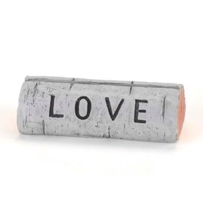 HBH™ 2 1/2 x 3/4 Faux-Birch Rustic Love Card Holder Set, 6/Pack