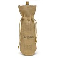 HBH™ 15 Mr & Mrs Burlap Wine Bag, Tan/Black