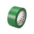 3M 764 General Purpose Solid Vinyl Safety Tape, 1 x 36 yds., Green, 6/Pack (T965764G6PK)