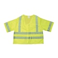 Mutual Industries MiViz High Visibility Sleeveless Safety Vest, ANSI Class R3, Lime, X-Large (16364-4)