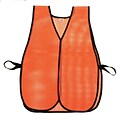 Mutual Industries MiViz Plain Heavy Weight Safety Vest, Orange