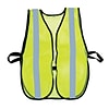 Mutual Industries MiViz Soft Mesh Safety Vest With 1 Silver Reflective, Lime