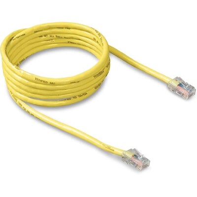 Belkin® 10 RJ-45 Male/Male CAT5e Patch Cable, Yellow