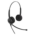 Vxi® CC Pro 4021P Binaural DC Headset With Noise Cancelling Microphone; Black