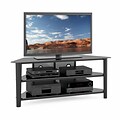 CorLiving™ Alturas Wood Veneer TV Stand For 42- 68 TVs, Black Stain
