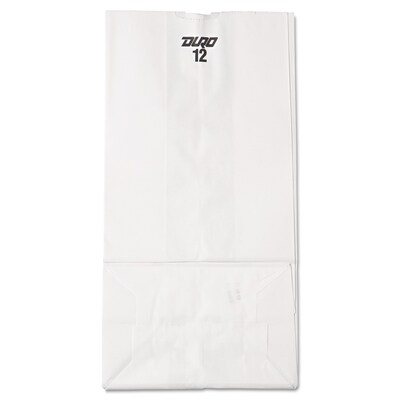 Paper General Grocery Bags; Paper, Size #12, 500 Count