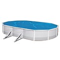 Swim Time™ 15 x 30 Oval 8 mil Solar Blanket For Above-Ground Pools, Blue