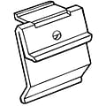 FFR Merchandising® Fold-N-Hold® 1.25 x 1.125 Shelf Channel Flush Sign Holder, Clear, 50/Pack