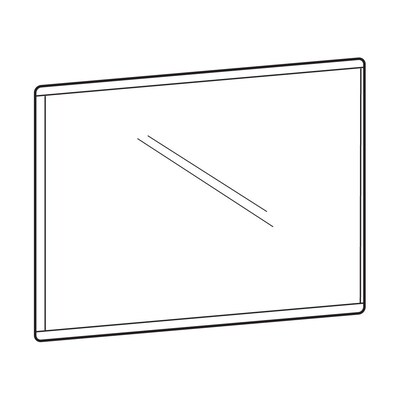 FFR Merchandising® 8 1/2 x 11 Print Protector, Clear, 6/Pack