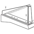 FFR Merchandising® Diagonal Left Divider System, 5H x 10L, Clear, 10/Pack