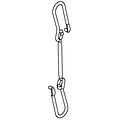 FFR Merchandising® 6 HP Plastic Double C-Hook, Locking, 50/Pack