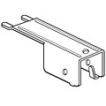 FFR Merchandising® Metal Strip Hanger For Perforated Shelves, 4 7/10, Beige, 14/Pack