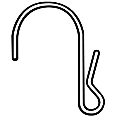 FFR Merchandising® Crimped S-Hook, 1 1/2L, 193/Pack