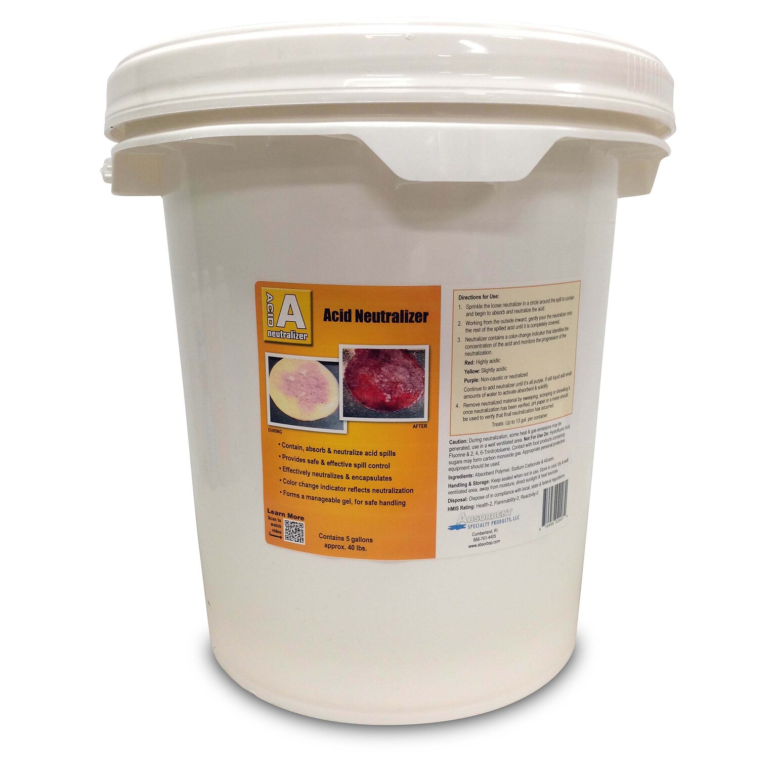 Acid Neutralizer Powder, 5 Gallon Pail (ACIDPAIL)