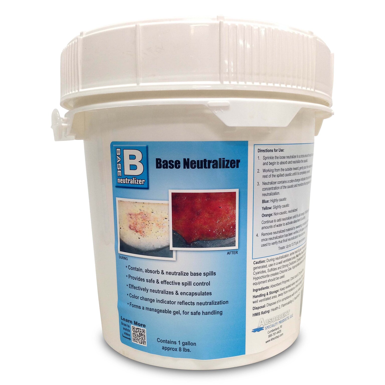 Base Neutralizer Powder, 1 Gallon Pail (BASE1)