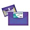 Better Office Plastic File Pocket, 5 Expansion, Coupon Size, Assorted, 36/Pack (33730-V)