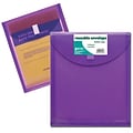 Better Office Plastic File Pocket, 4 Expansion, Letter Size, Assorted, 24/Pack (34030-V)