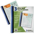 Better Office Non-Stick Poly Slide Lock Report Covers, Letter Size, 24/Pack (75322-3PK)