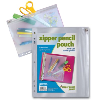Better Office Products Zipper Multi Use Pouch 5.75";  36/Pack