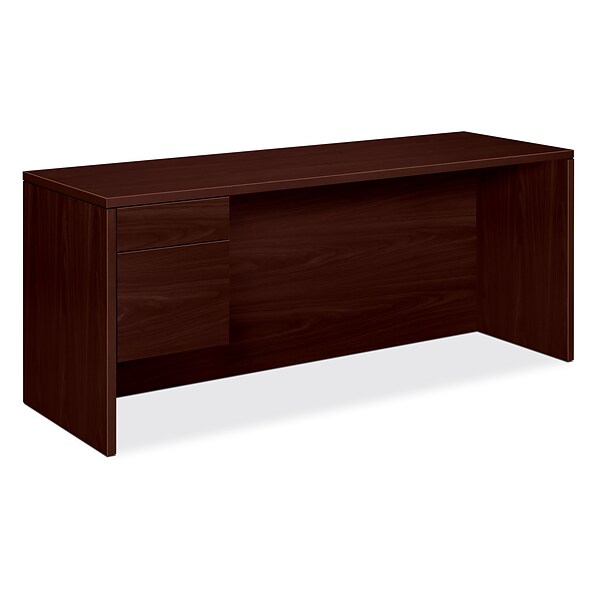 HON 10500 Series72W Left Credenza, Mahogany (H10546LNN)