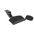 HON Convertible Keyboard with Articulating Arm and Mouse Pad, Black Finish