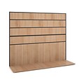 HON Manage Collection Work Wall, Wheat Finish, 50H x 60W