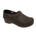 Sanita Footwear Leather Womens Professional Oil Clog Black (450211-02-40)
