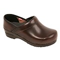 Sanita Footwear Leather Womens Professional Celina Clog Brown, 12.5 - 13 (457806W-03-43)