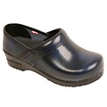 Sanita Footwear Leather Womens Professional Celina Clog Leather Blue, 12 9.5-10 (457806W-05-40)