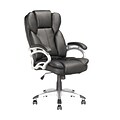 CorLiving™ Workspace Leatherette Executive Office Chair With Lumbar Support, Black