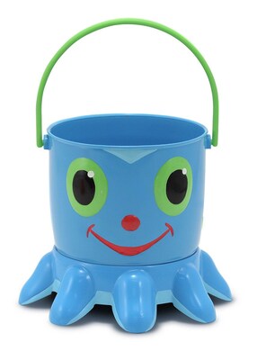 Melissa & Doug Plastic Sunny Patch Flex Octopus Pail & Sifter 9.7