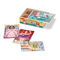 Melissa & Doug Sturdy Wooden Fanciful Friends Puzzles, 12/Box