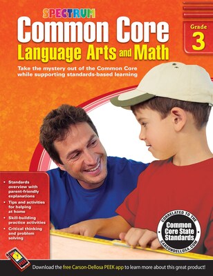 Common Core Language Arts and Math Resource Book Spectrum