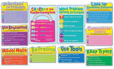 Carson-Dellosa Common Core Math Strategies Bulletin Board Set