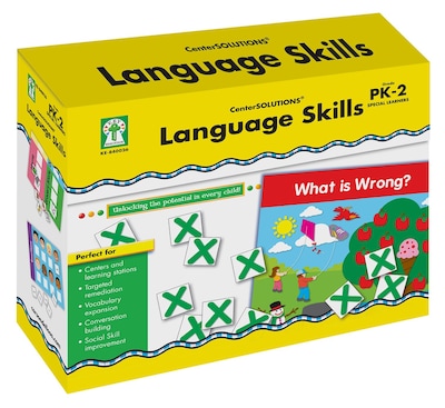 Key Education Language Skills File Folder Game uncheck