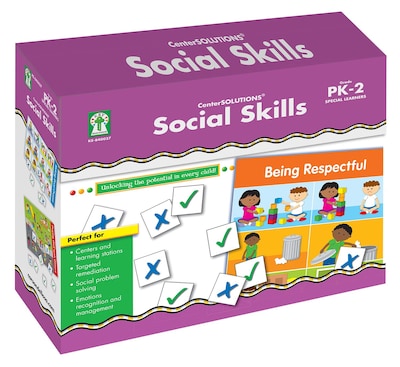 Key Education Social Skills File Folder Game