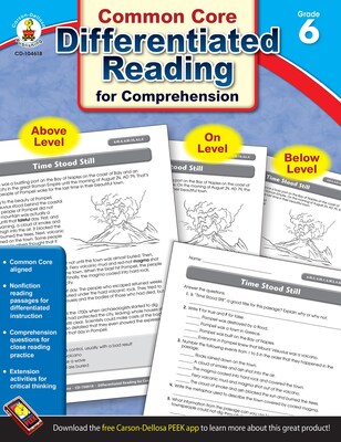 Differentiated Reading for Comprehension Resource Book, Grade 6