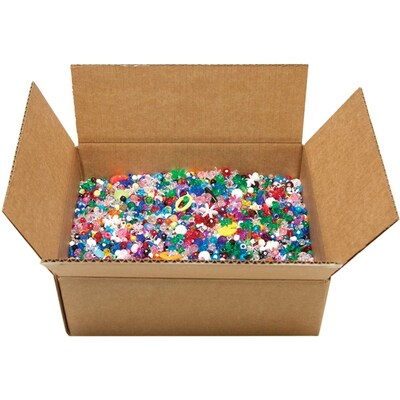 Notions Mixed Plastic Beads, Assorted 5 lbs.