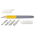 Westcott® Craft Cushion-Grip Titanium Hobby Knife and Blade Set