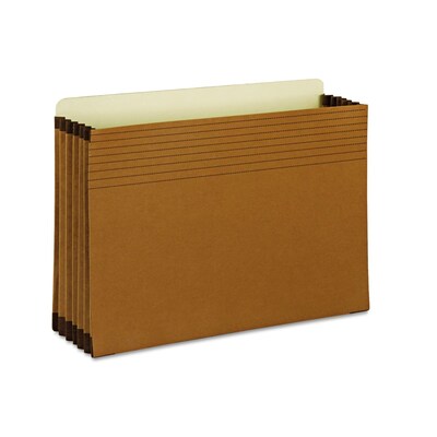 Smead Straight Cut Full-Height File Pockets with Easy Grip, 5-1/4 Expansion, Legal, Redrope, 10/Bx (74285)