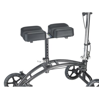 Drive Medical Dual Pad Steerable Knee Walker Knee Scooter with Basket Alternative to Crutches (796)