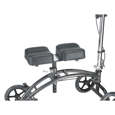 Drive Medical Dual Pad Steerable Knee Walker Knee Scooter with Basket Alternative to Crutches (796)