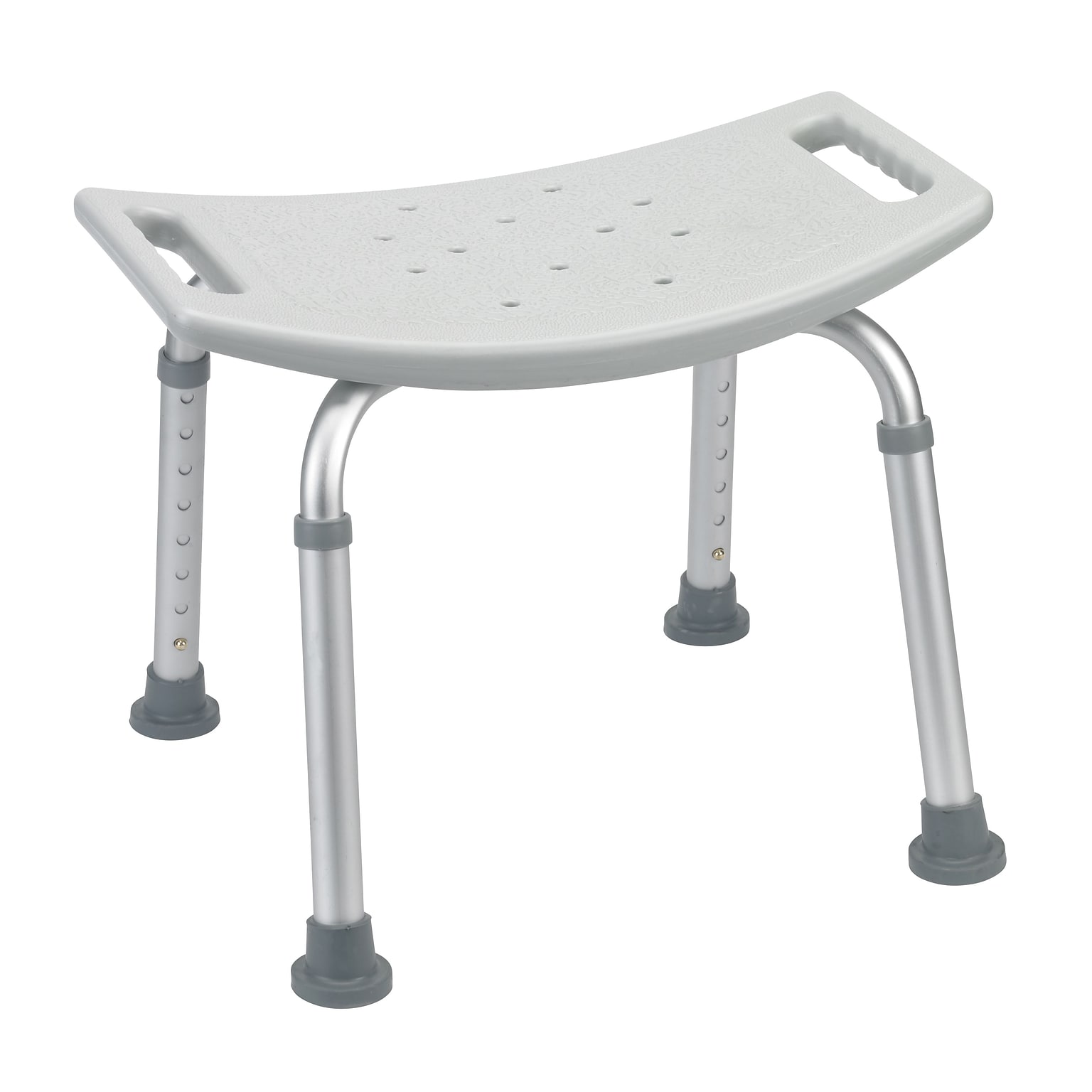 Drive Medical Bathroom Safety Shower Tub Bench Chair, Without Back, Grey