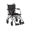 Drive Medical Travelite Chair in a Bag Transport Wheelchair (TC005GY)